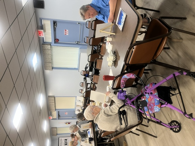 Seniors painting